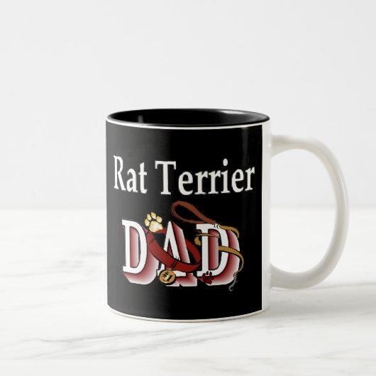 Rat Terrier Vater Tasse (Rechts)