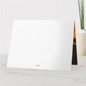 Rat Terrier Welpe Autumn Delight Pumpkin Karte (Rückseite)