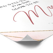 Rat und gute Wünsche für das bald anstehende Mrs. Poster (Ecke)