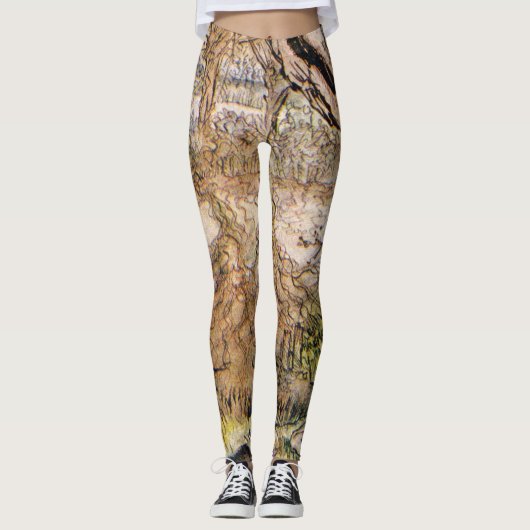 Rat und Mole haben einen Picnic - Arthur Rackham Leggings (Vorderseite)