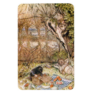 Rat und Mole haben einen Picnic Magnet
