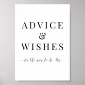 Rat und Wunsch, dass die bald Frau Sign werden Poster (Vorne)