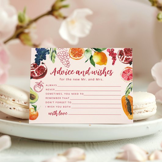 Rat und Wünsche Früchte Vom Markt Hochzeit