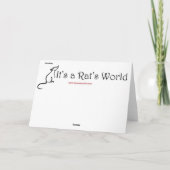 Rat Valentine Card Feiertagskarte (Rückseite)