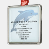 Rat von einem Dolphin-Ornament Ornament Aus Metall (Links)