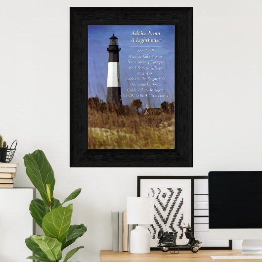 Rat von einem Leuchtturm Poster