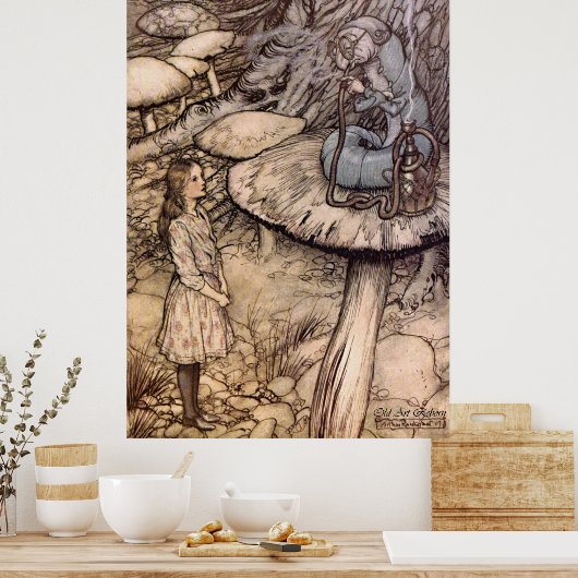 'Rat von einer Raupe'! Poster (Küche)