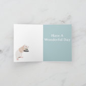 Rat Waiter surreal Editable Karte (Innenseite)