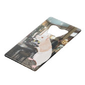 Rat Waiter surreal Geldbeutel Flaschenöffner (Rückseite Schrägansicht)