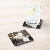 Rat Waiter surreal Getränkeuntersetzer (Rechte Seite)