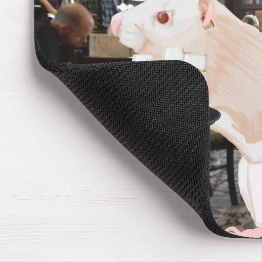 Rat Waiter Surreal Mousepad (Ecke)