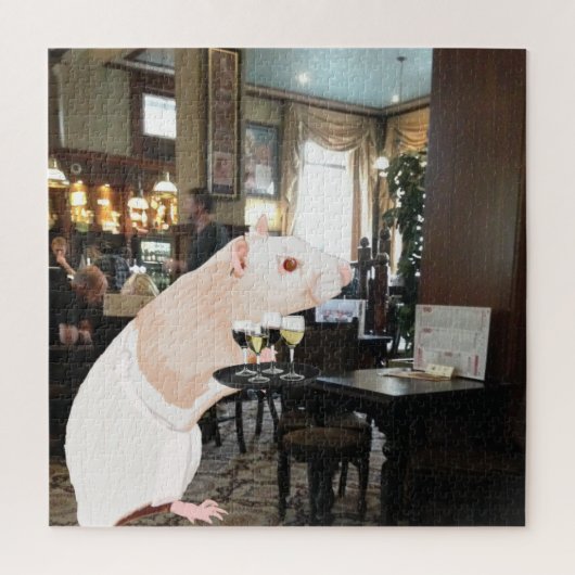 Rat Waiter surreal Puzzle (Vertikal)
