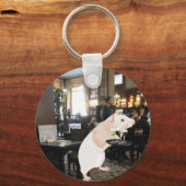 Rat Waiter surreal Schlüsselanhänger (Rückseite)