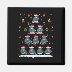 Rat Weihnachtsbaumleuchten für Männer Rat Weihnach Magnet