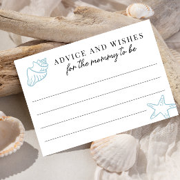 Rat & Wünsche für Dich, bald! Baby Shower Spiel Begleitkarte