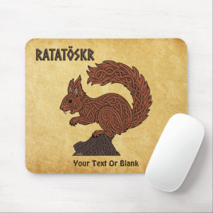 Ratatöskr, nordisches/Wiking-Eichhörnchen Mousepad