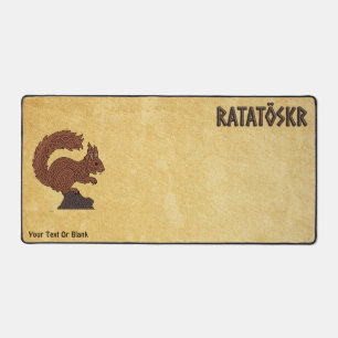 Ratatöskr, nordisches/Wiking-Eichhörnchen Schreibtischunterlage