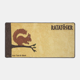 Ratatöskr, nordisches/Wiking-Eichhörnchen Schreibtischunterlage