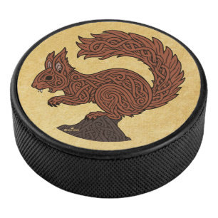Ratatöskr, nordisches/wikingerzeitliches Eichhörnc Eishockey Puck