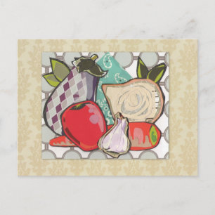 Ratatouille Kitchen - Bestandteile - Postkarte