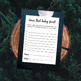 Rate das Baby Food Baby Shower Game Einladung