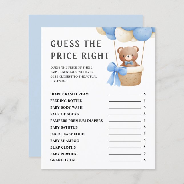 Rate den Preis | Niedliches Teddy Bear Baby Shooti (Vorne/Hinten)