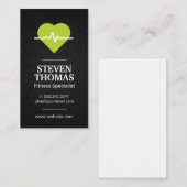 Rate des grünen Herzens Visitenkarte (Vorne/Hinten)