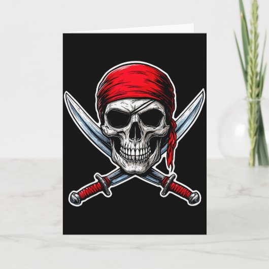 Rate Flag Skull And Crossbones Skeleton Costume Ha Karte (Vorderseite)