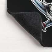 Rate Flag Skull And Crossbones Skeleton Costume Ha Mousepad (Ecke)