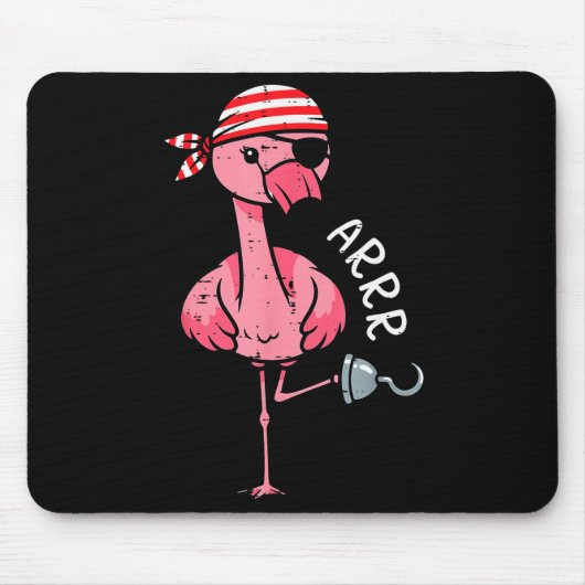Rate Flamingo Arrr Halloween Costume Women Girls K Mousepad (Vorne)
