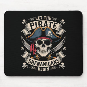 Rate Halloween Skull Ließ die Rate Shenanigans beg Mousepad