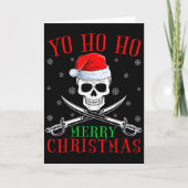 Rate Lover Matching Santa Yo Ho Ho Rate Merry Chri Karte (Vorderseite)