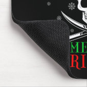 Rate Lover Matching Santa Yo Ho Ho Rate Merry Chri Mousepad (Ecke)