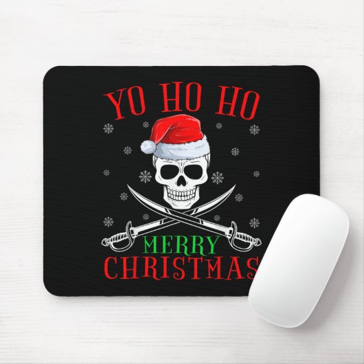 Rate Lover Matching Santa Yo Ho Ho Rate Merry Chri Mousepad (Mit Mouse)