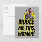 Rate mal, Batman Postkarte (Vorne/Hinten)