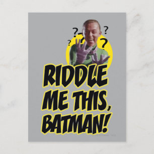Rate mal, Batman Postkarte