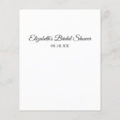 Rate mal das Kleid der Braut | Brautparty Game (Rückseite)