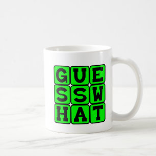 Rate Mal, Ein Geheimnis Zu Haben Kaffeetasse