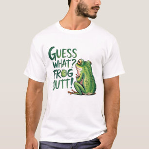 "Rate mal Froscharsch" Lustiger alberner Witz Gag T-Shirt