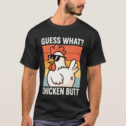 Rate mal Hühnerhintern 2 T-Shirt (Vorderseite)