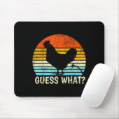 Rate mal_ Hühnerhintern! Bauernhofwitz lustige Hüh Mousepad (Mit Mouse)