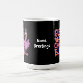 Rate mal? Hühnerhintern! Lustiges Design Kaffeetasse (Mittel)