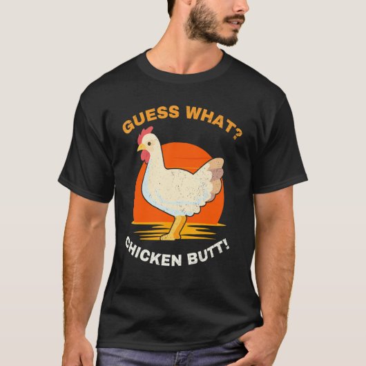 Rate mal Hühnerhintern   T-Shirt (Vorderseite)