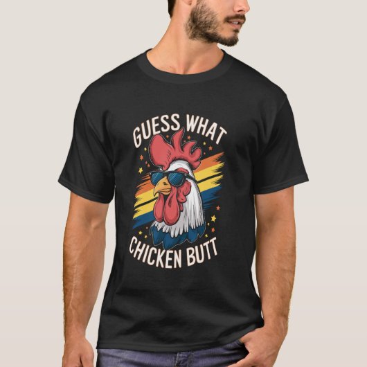 Rate mal Hühnerhintern! T-Shirt (Vorderseite)