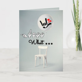 „Rate mal… Ich liebe dich“ – ASL-Geburtstagskarte Feiertagskarte