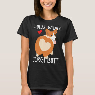 Rate mal, was Corgi Hintern Corgi Dog Puff T-Shirt