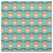 Rate mal, was Corgi Hintern Stoff (Muster)