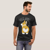 Rate mal, was Corgi Hintern T-Shirt (Vorne ganz)
