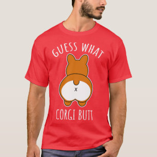 Rate mal, was Corgi Hintern T-Shirt