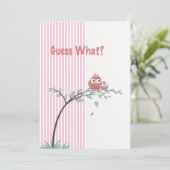 Rate mal was? Foto Schwangerschaft Ankündigung (Stehend Vorderseite)